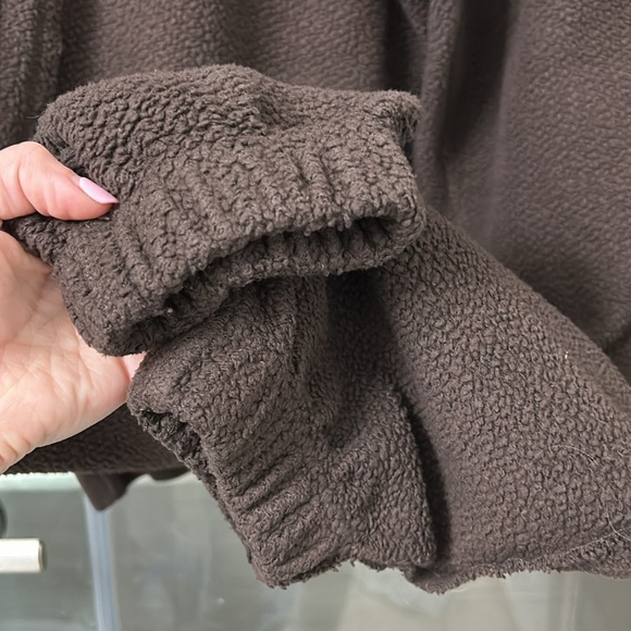 ✨ ADIDAS ✨ Sherpa Teddy Set Cropped Zip Hoodie And Joggers Tracksuit Medium RARE - Picture 5 of 17